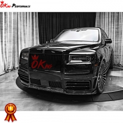 Mansory Style Dry Forged Carbon Fiber Hood For Rolls Royce Cullinan