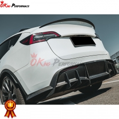 MIW Style Forged Dry Carbon Fiber Rear Diffuser For Tesla Model Y 2020-2021