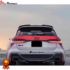 MN Style Carbon Fiber (cfrp) Roof Spoiler For Audi RS6 Avant C8 2020