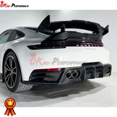 Brabus Style Dry Carbon Fiber Aero Body Kit For Porsche 911 992 Carrera 2019-2023