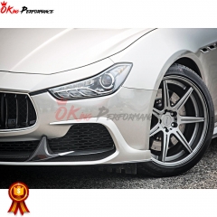 ASPEC Style Half Carbon Fiber Front Lip For Maserati Ghibli 2014-2017