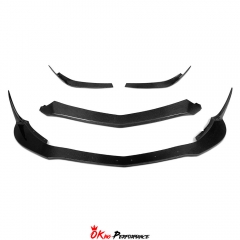 Paktechz Style Carbon Fiber Front Lip For Mercedes-Benz AMG GT GTS 2015-2016