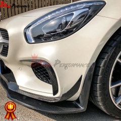 Paktechz Style Carbon Fiber Front Lip For Mercedes-Benz AMG GT GTS 2015-2016