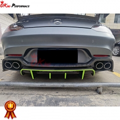 Paktechz Style Dry Carbon Fiber Front Lip For Mercedes-Benz AMG GT GTS GTC 2017-2019