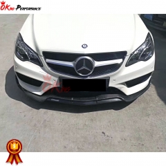 BraBx Style Carbon Fiber Front Lip For Mercedes Benz E-Class W207 Coupe 2009-2016