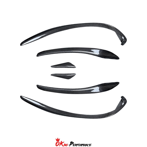 Brabus Style Carbon Fiber Canards For Mercedes Benz E-Class W207 Coupe 2009-2016
