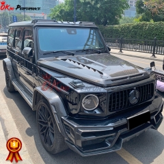 Paktechz Style Dry Carbon Fiber Front Bumper For Mercedes Benz G-Class W464 G350 G500 AMG G63 2019-2022