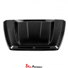 Paktechz Style Dry Carbon Fiber Engine Hood For Mercedes Benz G Class W464 G350 G500 AMG G63 2019-2022