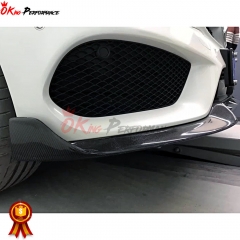 BraBx Style Carbon Fiber Front Lip For Mercedes Benz E-Class W207 Coupe 2009-2016