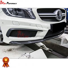 AMG Style Carbon Fiber Front Lip For Mercedes-Benz A-class W176 A250 A260 A45 AMG 2013-2015