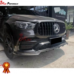 LD Style Carbon Fiber (cfrp) Front Lip For Mercedes Benz GLE Coupe 2018-2022
