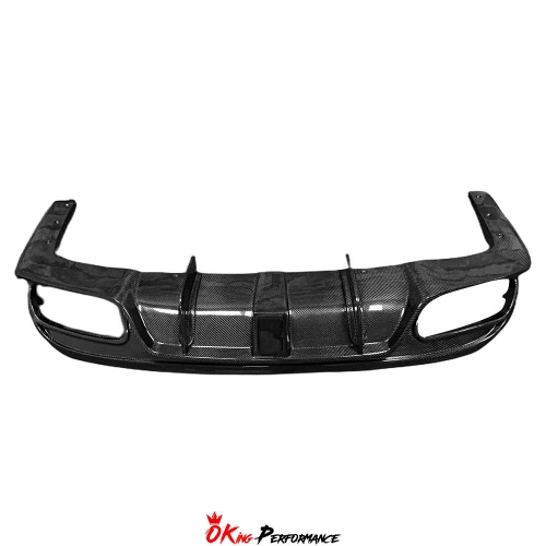 LED Style Carbon Fiber Rear Diffuser For Mercedes Benz E-Class W207 Coupe 2009-2016