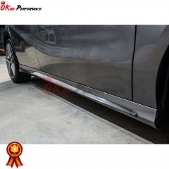 AMG Style Carbon Fiber Side Skirt For Mercedes-Benz A-class W176 A45 AMG CLA45 2013-2015