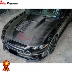 GT500 style Carbon Fiber (CFRP) Hood For Ford Mustang 2015-2017