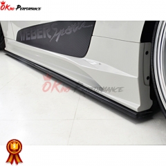 Webersport Zenit Line Style Half Carbon Fiber Side Skirt (4 PCS) For NIissan 370Z Z34 2008-2019