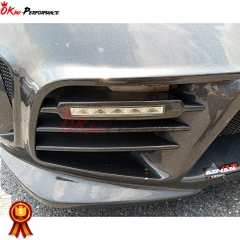 Weber Sport Zenit Line Style Half Carbon Fiber Front Bumper (With LED ) For Nissan 370Z Z34 2008-2019