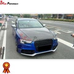 OEM-Style Carbon Fiber Hood For Audi A5 2013-2017