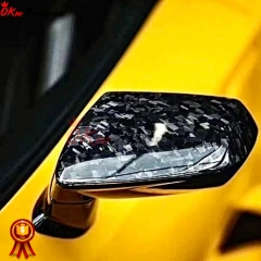 Forged Dry Carbon Fiber Mirror Caps (replacement) For Lamborghini Aventador LP700-4 LP720 LP750 2011-2015