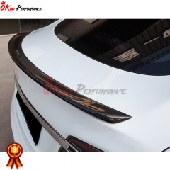 Carbon Fiber (CFRP) Rear Trunk Spoiler Wing For Tesla Model S 2014-2016