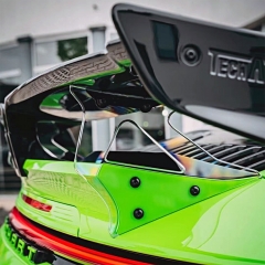 TechArt Style Dry Glass Fiber (FRP) Rear GT Spoiler Wing For Porsche 911 992 Carrera & S 2019-Present