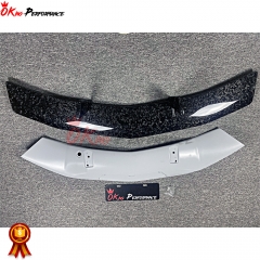 SV Style Dry Forged Carbon Fiber Rear Spoiler With Primer Base For Aventador LP700-4 LP720 LP750 2011-2015