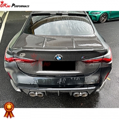 CSL Style Dry Carbon Fiber Roof Spoiler For BMW G80 M3 G82 M4 2020-2024