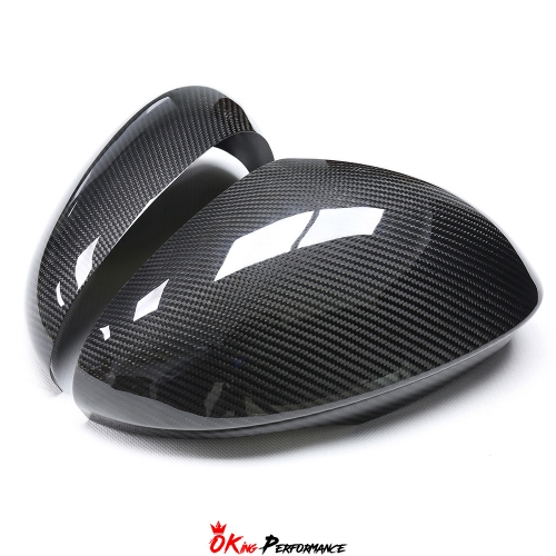 Dry Carbon Fiber Mirror Cover (add on) For Alfa Romeo GIULIA 2015-2021