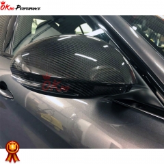 Dry Carbon Fiber Mirror Cover (Add On) For Alfa Romeo Giulia 2016-2023