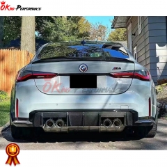 PSM Style Dry Carbon Fiber Rear Spoiler For BMW G80 M3 G82 M4