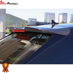 Rspider Style Dry Carbon Fiber Roof Spoiler For AUDI Q8 2018-2022