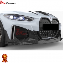 M Style Dry Carbon Fiber Front Lip For BMW i4 2021-2024