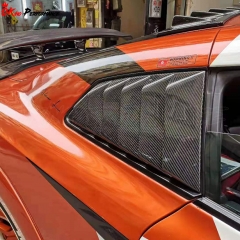 TopSecret-Style Carbon Fiebr Side Window Louver For Nissan R35 GTR 2008-2019