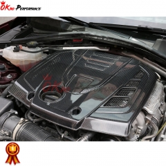 Carbon Fiber Engine Cover For Alfa Romeo Giulia 2016-2023