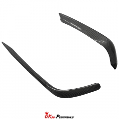 A Style Carbon Fiber Front Bumper Vent Trim For Alfa Romeo Giulia Base Ti 2016-2023