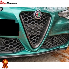 Quadrifoglio Style Carbon Fiber front lip For Alfa Romeo Giulia Base Ti 2016-2018