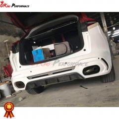 Quadrifoglio Style PU Rear Bumper For Alfa Romeo Stelvio 2017-2019