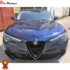 Quadrifoglio Style PP Front Bumper For Alfa Romeo Stelvio 2017-2019