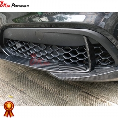 Quadrifoglio Style Carbon Fiber Front Lip For Alfa Romeo Stelvio 2017-2019