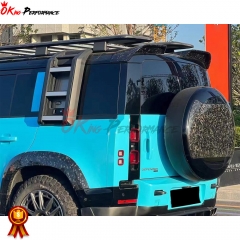 OKING Style Forged Carbon Fiber Roof Spoiler For Land Rover Defender 2020-2024