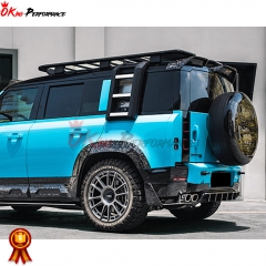 OKING Style Carbon Fiber Roof Spoiler For Land Rover Defender 2020-2024
