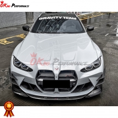 TAKD Style Dry Carbon Fiber Front Lip For BMW G82 M4 2020-2024