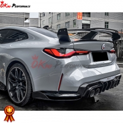 TAKD Style Dry Carbon Fiber Rear Spoiler For BMW G82 M4 2020-2024