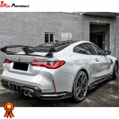 TAKD Style Dry Carbon Fiber Rear Spoiler For BMW G82 M4 2020-2024