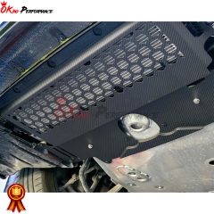 Dry Carbon Fiber Engine Underguard Skid Plate For BMW G87 M2 2023