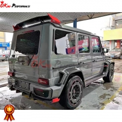 G900 Rocket Style Dry Carbon Fiber Rear Roof Spoiler For Mercedes Benz G Class W464 G63 AMG 2019-2022