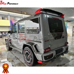 G900 Rocket Style Dry Carbon Fiber Rear Roof Spoiler For Mercedes Benz G Class W464 G63 AMG 2019-2022