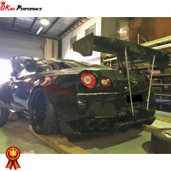 Rocket Bunni Carbon Fiber GT Rear Spoiler For Nissan R35 GTR 2008-2019