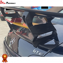 Black Series Style Carbon Fiber Rear Spoiler For Mercedes-Benz AMG GT GTS GTC GTR 2015-2019