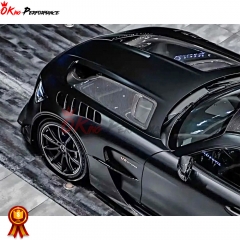 Black Series Style Dry Carbon Fiber (with portion primer) Hood For Mercedes-Benz AMG GT GTS GTC GTR 2015-2019