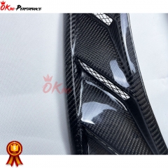 Oking Style Carbon Fiber Front Fender Vent Duct For Nissan R35 GTR 2008-2019